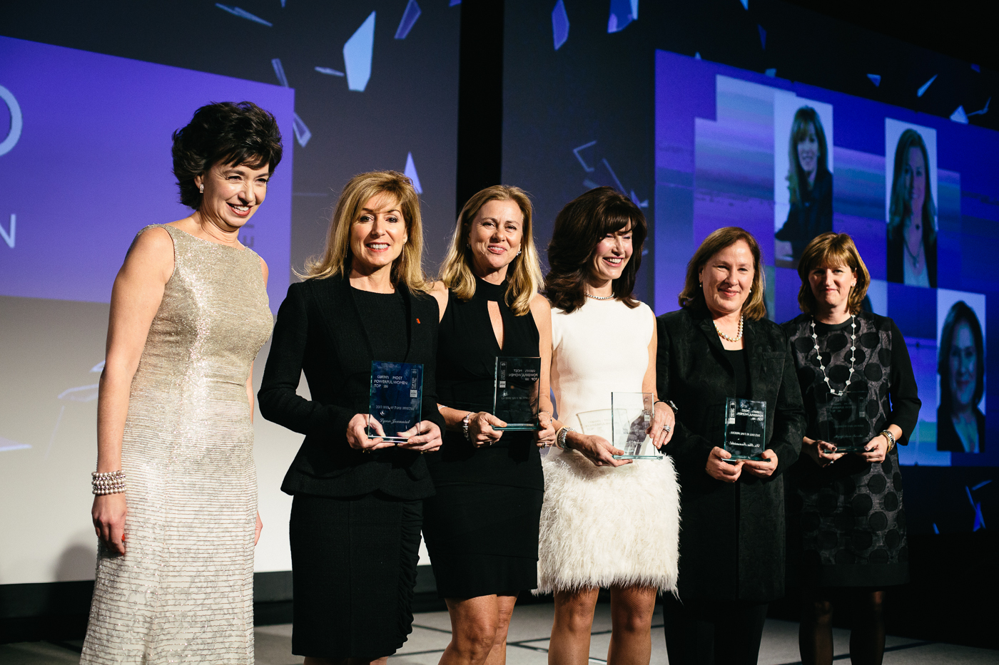 WXN Hall of Fame inductees at the Dec. 4 gala in Toronto – Mary Ann Turcke is at far right.